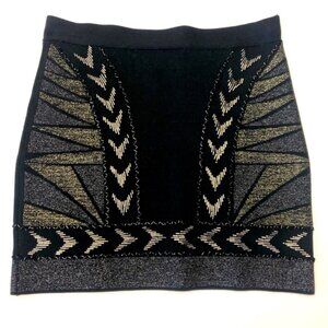 MARCIANO BEADED BODYCON MINI SKIRT IN SIZE EXTRA SMALL